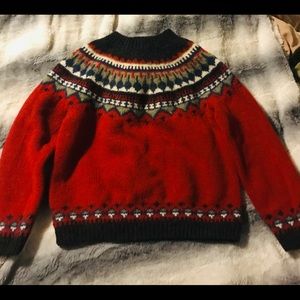 Eddie Bauer red sweater